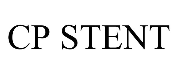 Trademark Logo CP STENT