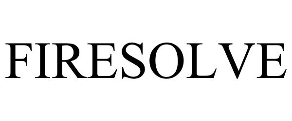 Trademark Logo FIRESOLVE