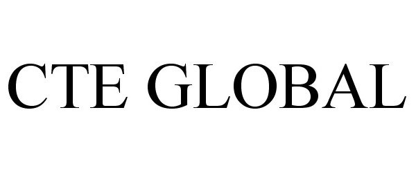 Trademark Logo CTE GLOBAL