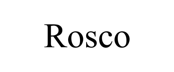 Trademark Logo ROSCO