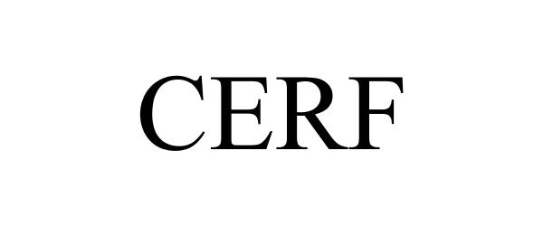 Trademark Logo CERF
