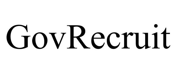 Trademark Logo GOVRECRUIT
