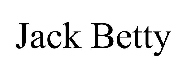 Trademark Logo JACK BETTY