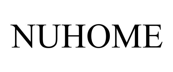 Trademark Logo NUHOME