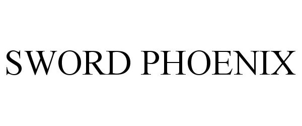 Trademark Logo SWORD PHOENIX