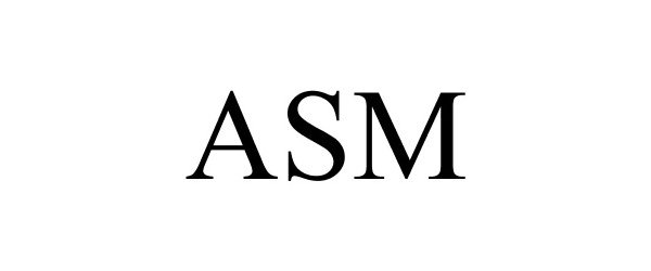 Trademark Logo ASM