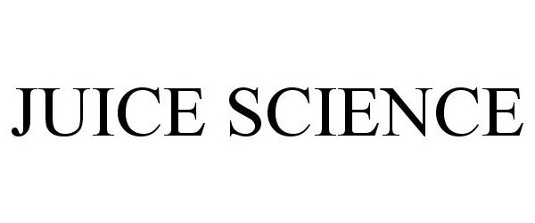 Trademark Logo JUICE SCIENCE
