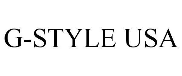 Trademark Logo G-STYLE USA