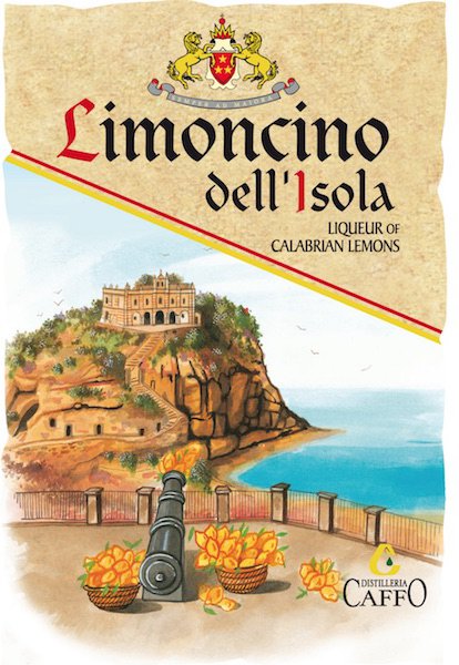  LIMONCINO DELL'ISOLA LIQUEUR OF CALABRIAN LEMONS SEMPER AD MAIORA C DISTILLERIA CAFFO
