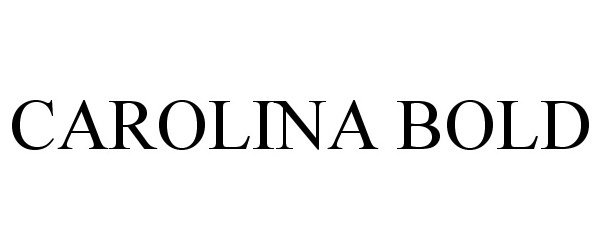  CAROLINA BOLD