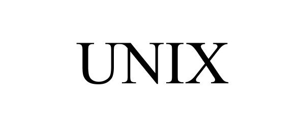 Trademark Logo UNIX