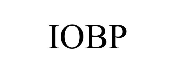 Trademark Logo IOBP
