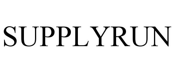 Trademark Logo SUPPLYRUN