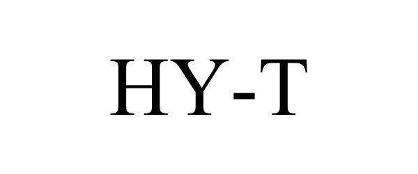 Trademark Logo HY-T