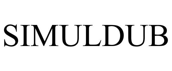 Trademark Logo SIMULDUB