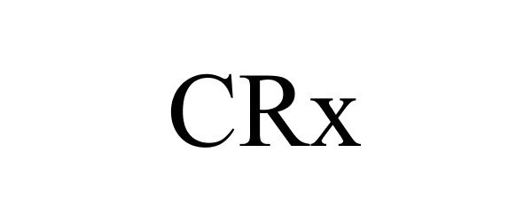 Trademark Logo CRX
