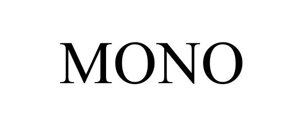 Trademark Logo MONO