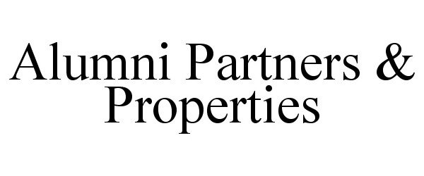  ALUMNI PARTNERS &amp; PROPERTIES