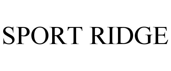 Trademark Logo SPORT RIDGE