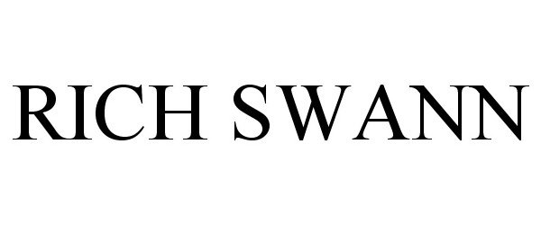 Trademark Logo RICH SWANN