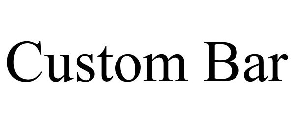 Trademark Logo CUSTOM BAR