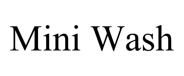 Trademark Logo MINI WASH
