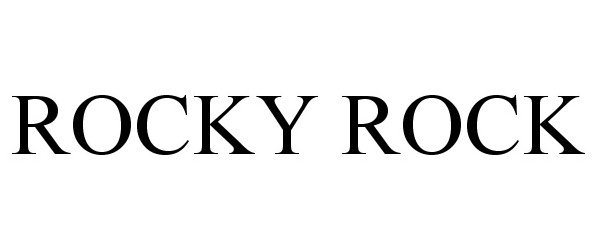 Trademark Logo ROCKY ROCK