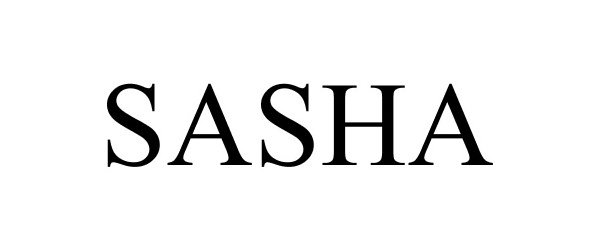 Trademark Logo SASHA