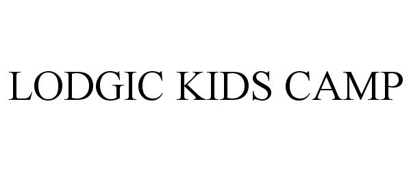 Trademark Logo LODGIC KIDS CAMP