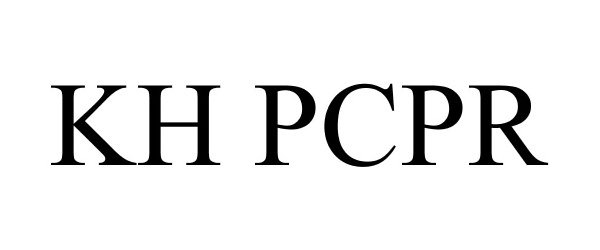 Trademark Logo KH PCPR