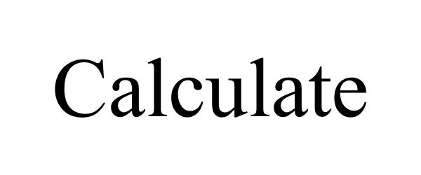 Trademark Logo CALCULATE