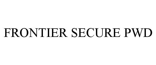  FRONTIER SECURE PWD