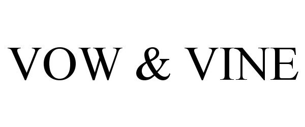Trademark Logo VOW & VINE