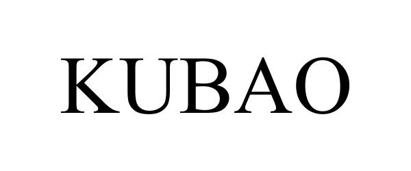 Trademark Logo KUBAO
