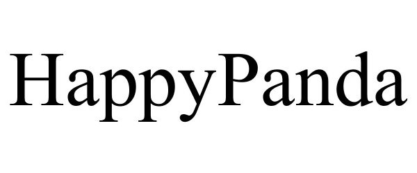 Trademark Logo HAPPYPANDA