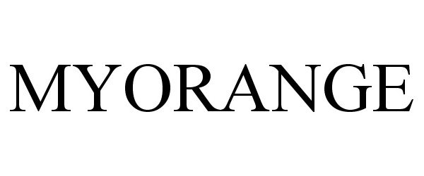 Trademark Logo MYORANGE