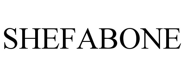 Trademark Logo SHEFABONE