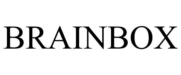 Trademark Logo BRAINBOX