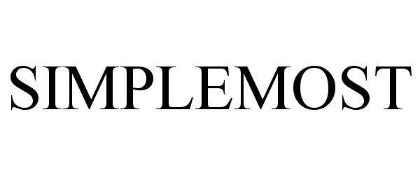 Trademark Logo SIMPLEMOST