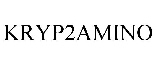Trademark Logo KRYP2AMINO