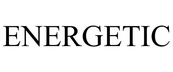 Trademark Logo ENERGETIC