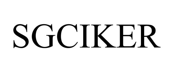 Trademark Logo SGCIKER