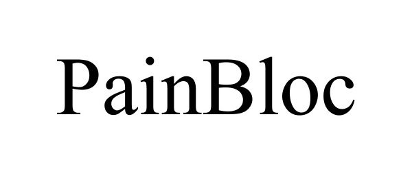 Trademark Logo PAINBLOC