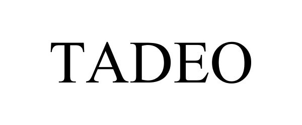 Trademark Logo TADEO