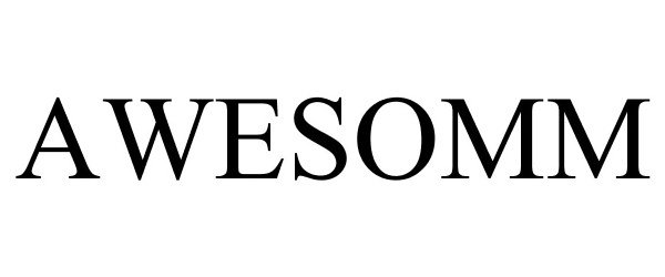 Trademark Logo AWESOMM