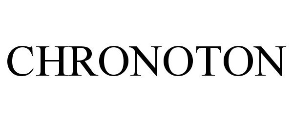 Trademark Logo CHRONOTON