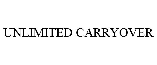  UNLIMITED CARRYOVER