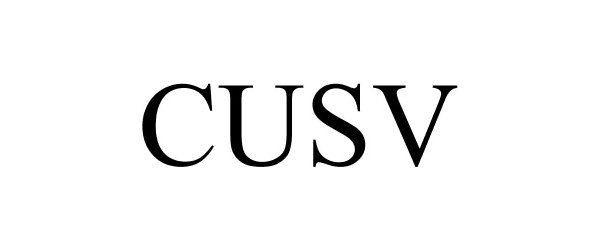 Trademark Logo CUSV