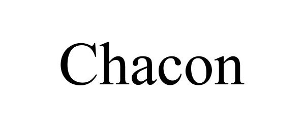Trademark Logo CHACON