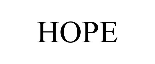 Trademark Logo HOPE